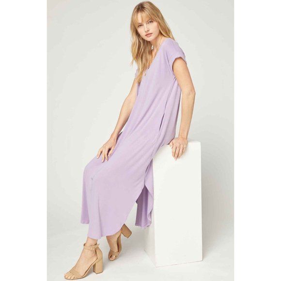 Entro Maxi Dress, Lilac - Picture 4 of 6